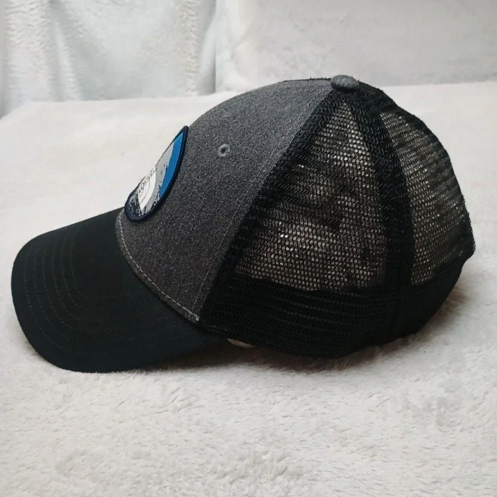 The North Face Hat Cap Trucker Mens Black Mesh Adjustable Outdoor Hiking Mudder